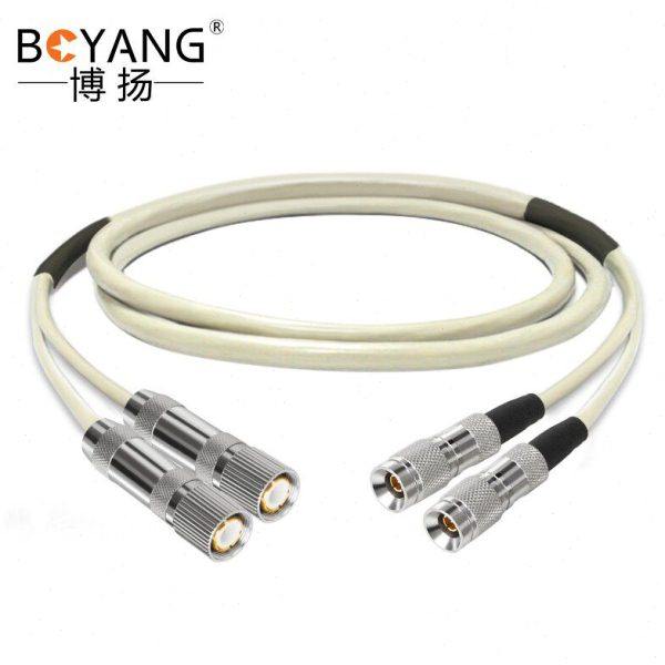 博扬 2M跳线L9-CC4 2M兆E1接头成品跳线syv75-2-1同轴电缆DDF转