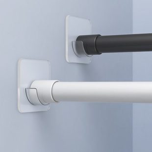 衣柜挂衣杆伸缩杆免打孔固定托衣通杆晾衣架挂杆衣橱横杆支架撑杆