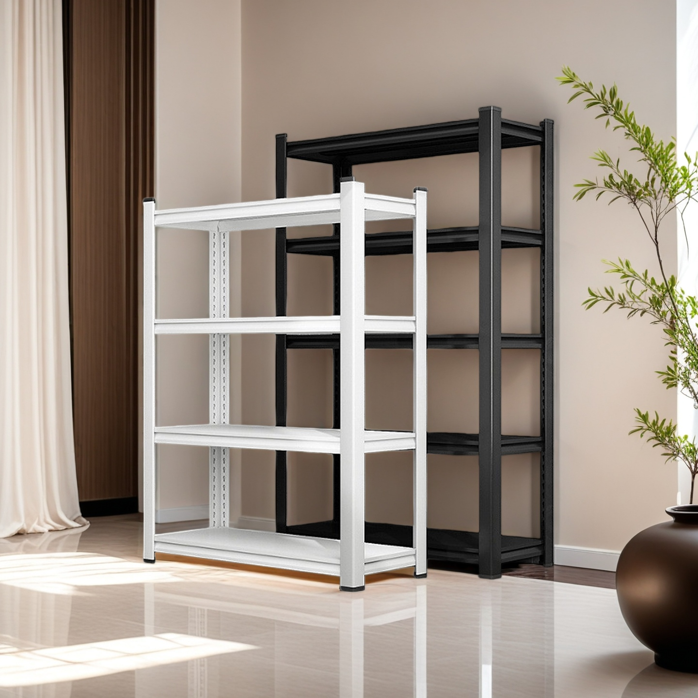 家用置物架收纳日用品多层可调节