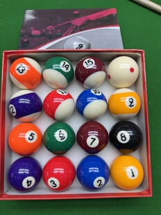 57.2mm台球子美式台球台球子通用撞球子桌球配件台球用品