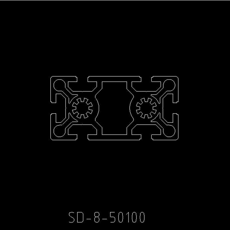 金甫工业铝型材50100欧标手动化设备支械 框架数控机架自臂50x100