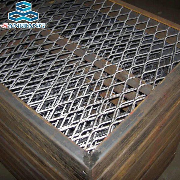 踩踏钢板网 菱形孔钢板网冲孔拉伸钢板网片斜方建筑脚踏铁板网,基础建材,钢板网,淘宝优惠券,粉丝福利购,淘宝优惠卷