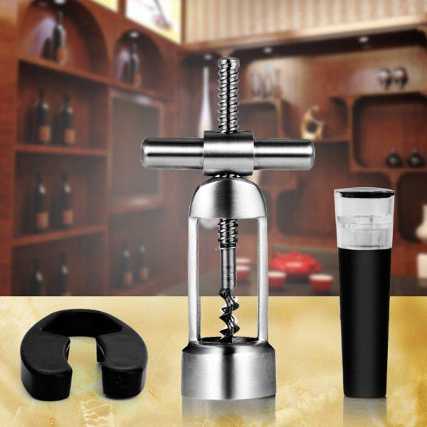 精工品质304不锈钢红酒开瓶器创意开酒器葡萄酒塞起子启瓶器酒具
