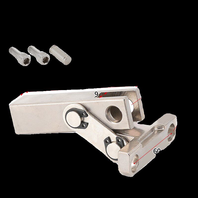 JGL杠杆气缸气动压紧下压25/32/40/50/63双压板夹紧W摇臂夹具ALC