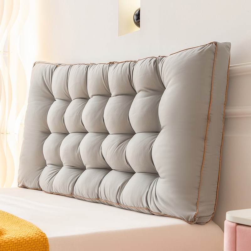 简约宿舍学生床头靠垫卧室床上护腰大靠背榻榻米R长条防撞软包靠