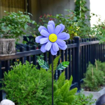 创意户外旋转小风车园林花园装饰铁艺金属工艺品别墅民宿摆件