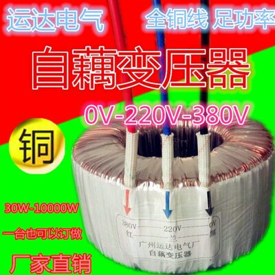 环形自耦变压器 220V转380V 1800W2000W2500W3000W4000W5000W(VA)