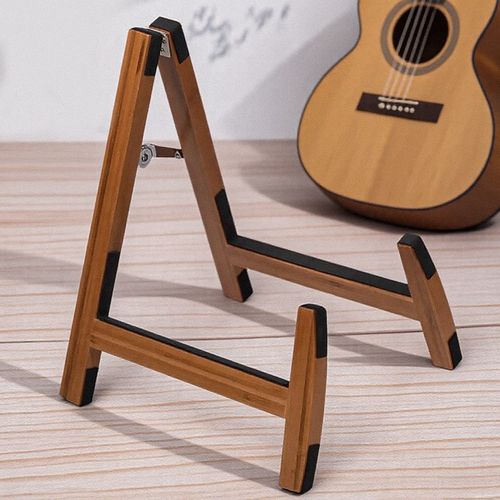 吉他架子立式支架落地实木吉他放置架家用可N折叠小提琴电吉他琴