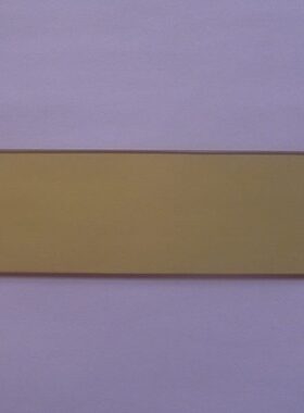 光学黄色玻璃钢化JB420 金波滤光片420nm后通过 前截止150*50*2mm