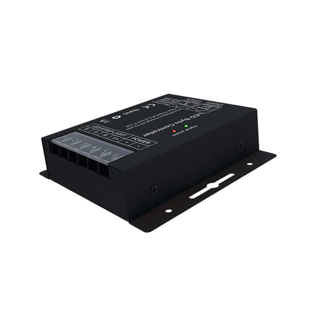RF6键RGB灯具全触摸网口同步音乐RGB同步控制器 RGB七彩控制器