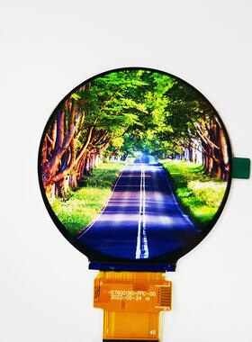 2.8寸圆屏480X480 IPS 40PIN SPI-3w接口 液晶屏