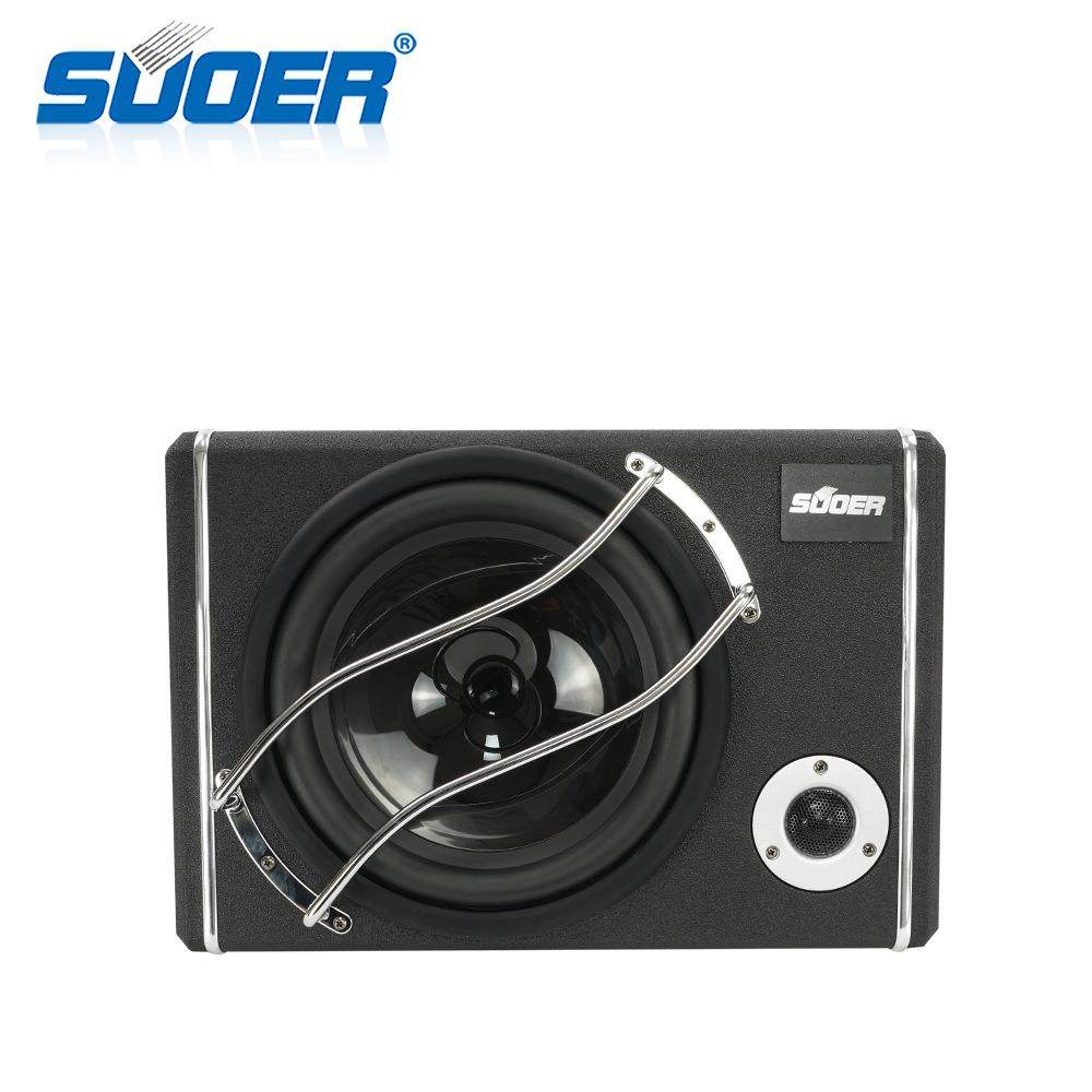 索尔大功率10寸汽车音响改装扬声器带高音有源低音炮梯形炮