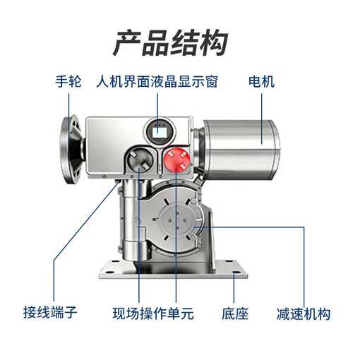 角行程电动执行器正转反转转换功能智能一体化非侵入式a+rs100