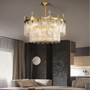 后现代轻奢吊灯水晶吊灯客厅灯简约大气餐厅灯高档卧室2021新款灯