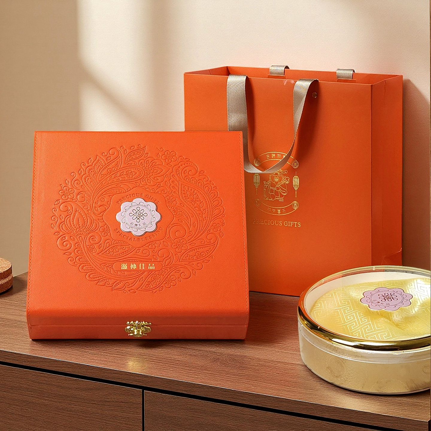 名贵滋补品礼盒空盒高档通用药材高级感礼盒装干货滋补佳品包装盒