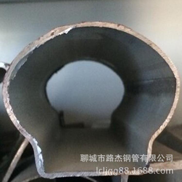 冷拔楼梯扶手管 辊压235镀锌扶手形钢管厂家大量现货销售