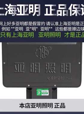 亚明挑臂户外路灯头220v透镜超亮防水农村小区家用LED道路照明灯