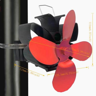 壁挂款4叶取暖风扇Stove Fan无需电源工厂直销