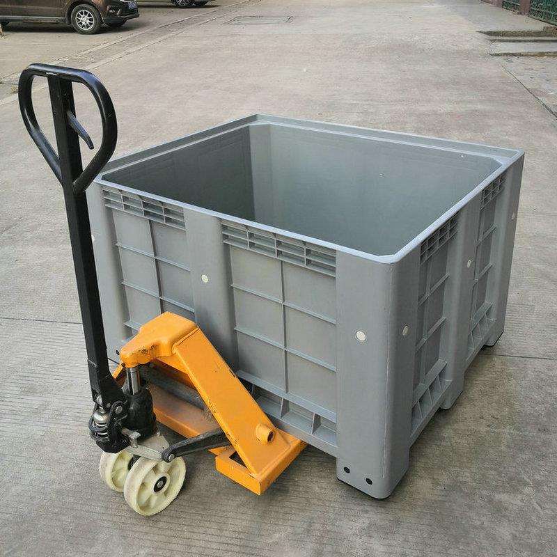 物流卡板箱运输卡板箱叉车卡板箱大型水果蔬菜塑料周转箱托盘胶箱