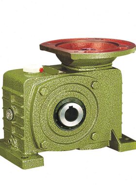 杰牌齿减速机蜗轮蜗杆成大减速器WPDZ80微型涡轮铁壳传动减速箱