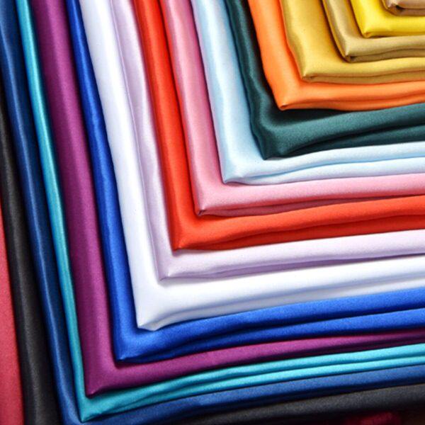 绸缎布料缎面色丁礼盒内衬里布丝绸大红布服装清仓碎布头绸布面料