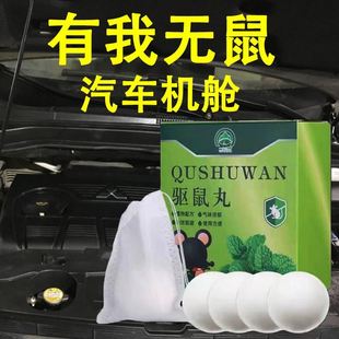 樟脑丸防b老鼠防虫驱赶薄荷油味汽车用驱鼠樟脑球发动机舱防鼠臭