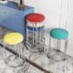 凳子家用现代简约餐桌圆凳大人结实可叠放矮凳网红化妆板凳小椅子
