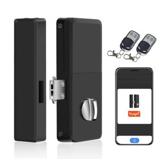 大门遥控隐形家用电子密码防盗暗锁室内智能感应门锁刷卡无线远程