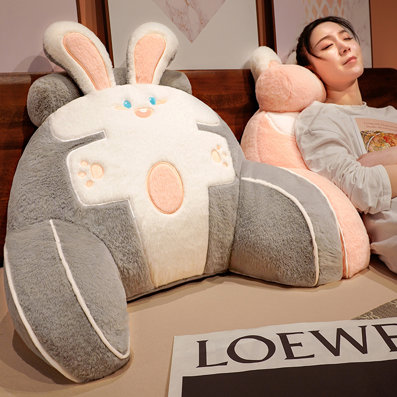 床头软包大靠背可拆洗床上靠垫宿舍看书护腰枕看R电视玩手机大靠