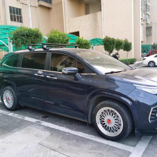 现代库斯途专用行李架横杆加厚铝合金车顶带锁防盗轿车光顶车型用