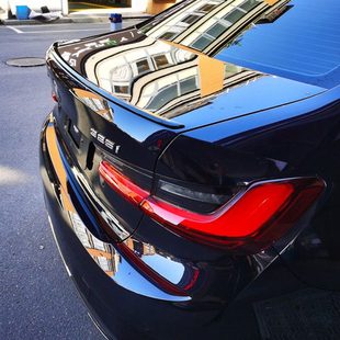 20-24款3系尾翼 320/325LI/i3压尾翼 碳纤纹改装 新3系耀夜小尾翼