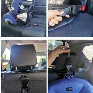 儿童安全座椅ISOFIX接口连接带LATCH顶部固定器宝宝座椅通用配件