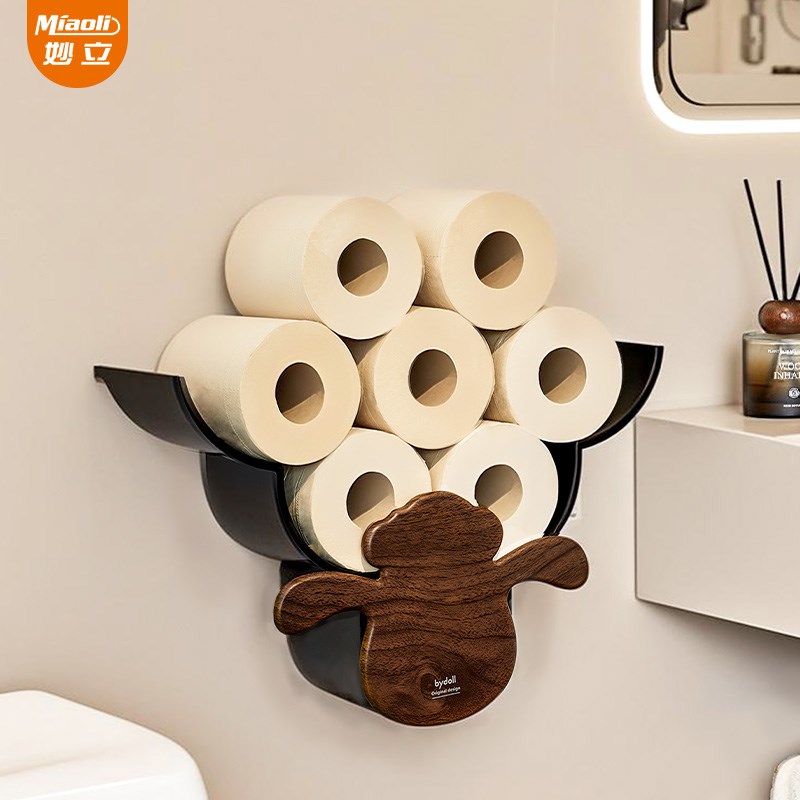 卫生间厕纸盒壁j挂式厕所洗手间纸巾盒创意抽纸卷纸架放置收纳盒