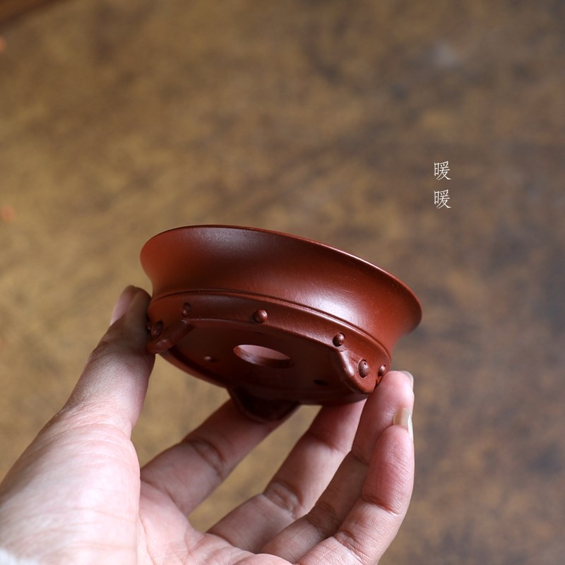 鼓钉小竹节暖暖精选紫砂w小花盆多肉绿植盆景室内桌面微盆景