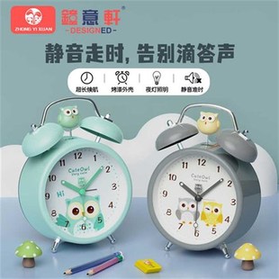 钟意轩小闹钟儿童女孩男生起床神器大音量超大铃声学生用桌面静音