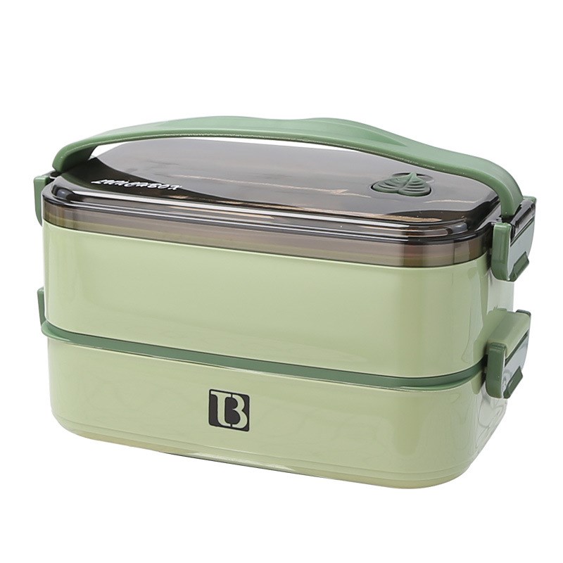 上班族学生便当盒保温带盖分格304不锈钢餐盒套装分隔饭盒