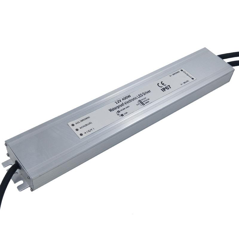 3年质保LED工业恒压防水电源24V400W户外超薄洗墙灯开关电源IP67