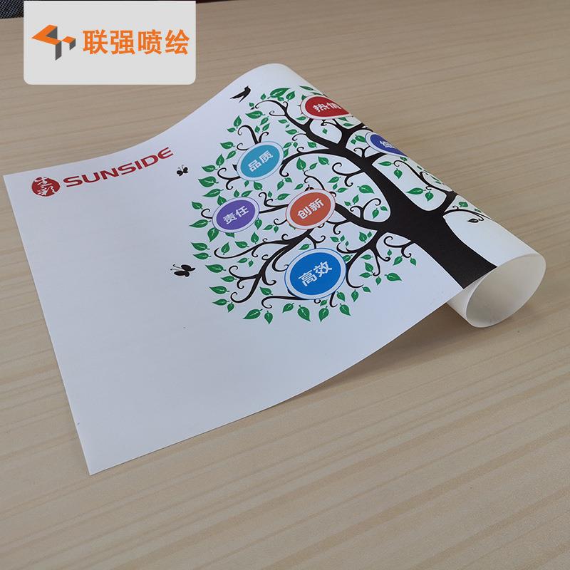 深圳厂家制作UV灯箱片 商场门店 高精度高透光高质感UV灯箱片