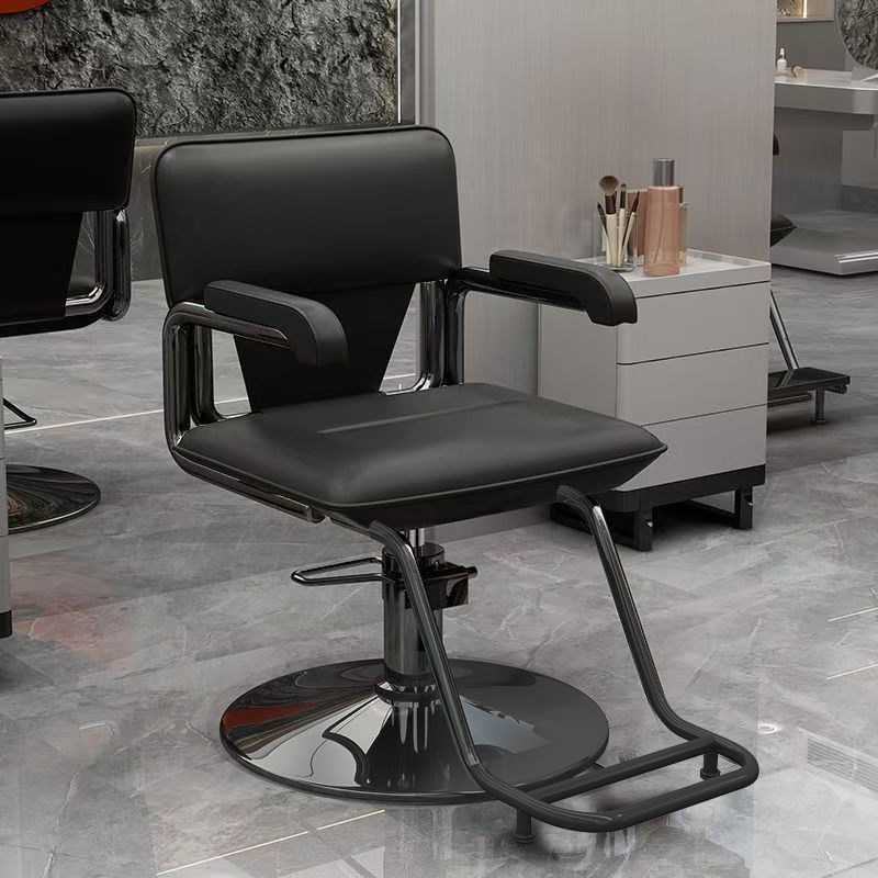 理发店椅子不锈钢发廊专用剪发椅升降旋转美O发椅高端网红染烫座