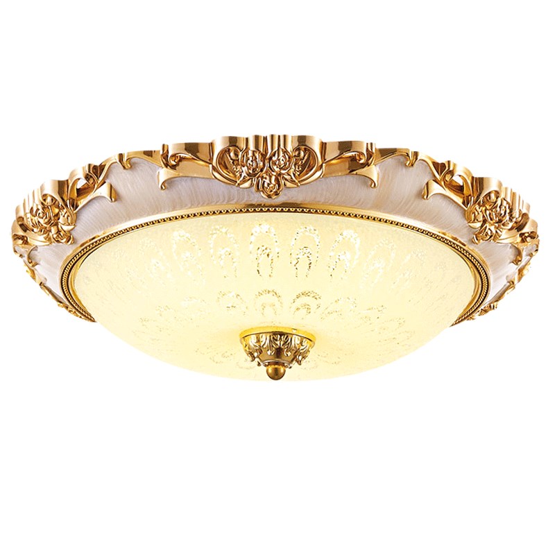 LED欧式吸顶灯卧室灯温馨浪漫圆形客厅餐厅阳台过道方形房间灯具