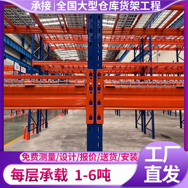 仓库定制货架组合式重型货架托盘式横梁式库房货架工厂直销
