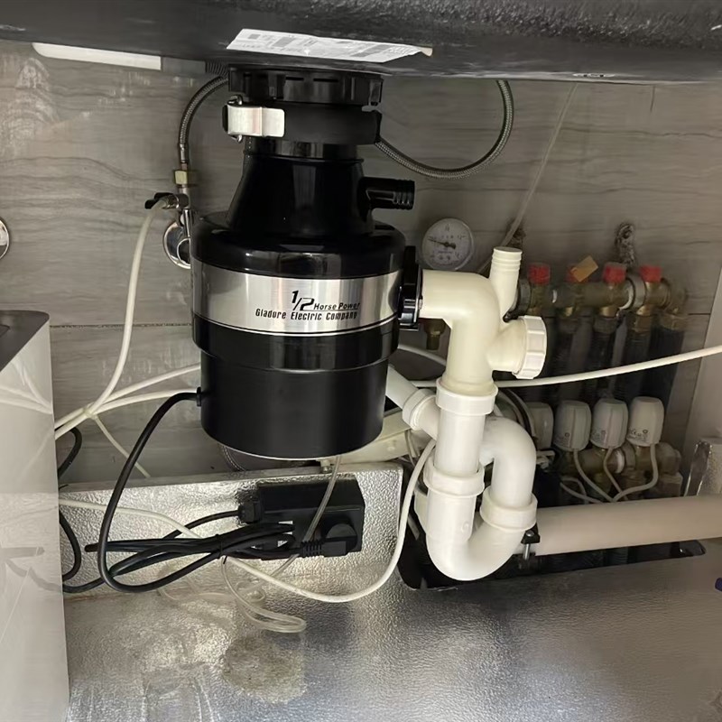 垃圾处理器厨房水槽下食物厨余型粉碎机垃圾处理器厨房家用