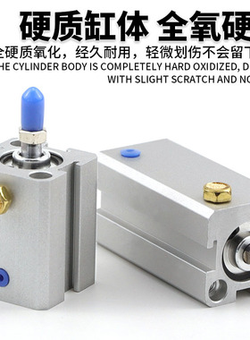 亚德客型SSA40/SSA32x5x10x15x20x25x30-S-B弹簧单作用单动气缸