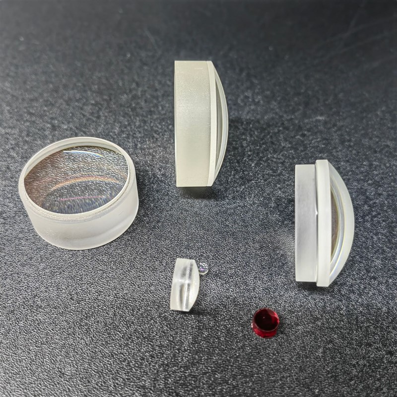 K9光学玻璃透镜  凹凸透镜 消色差胶合涂墨透镜 物镜 目镜 厂家直