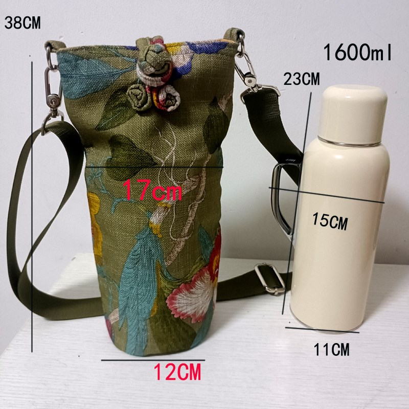 。。传家壶迷你布袋斜挎壶套载车壶保护套挎布包茶具收纳袋焖烧壶