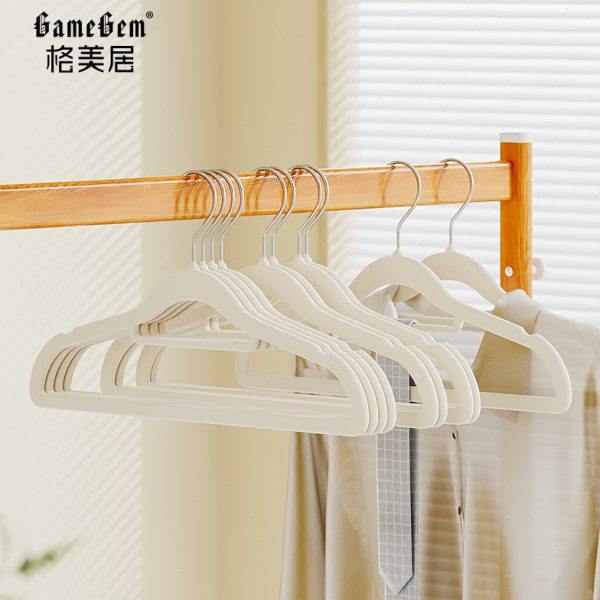 植绒衣架防滑无痕家用衣柜整理师专用超薄干湿两用收纳晾挂衣撑子,收纳整理,植绒衣架/布衣架,淘宝优惠券,粉丝福利购,淘宝优惠卷