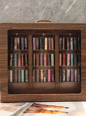 真的解压书架摇晃复位发明专利抗焦虑书架带灯 Anxiety Bookshelf