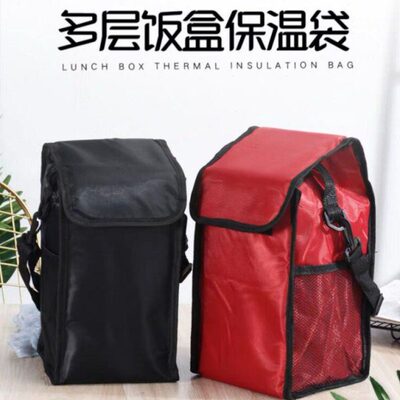 保温包加厚铝箔方形保温袋便当包饭盒手提可背防水保温保冷防护包