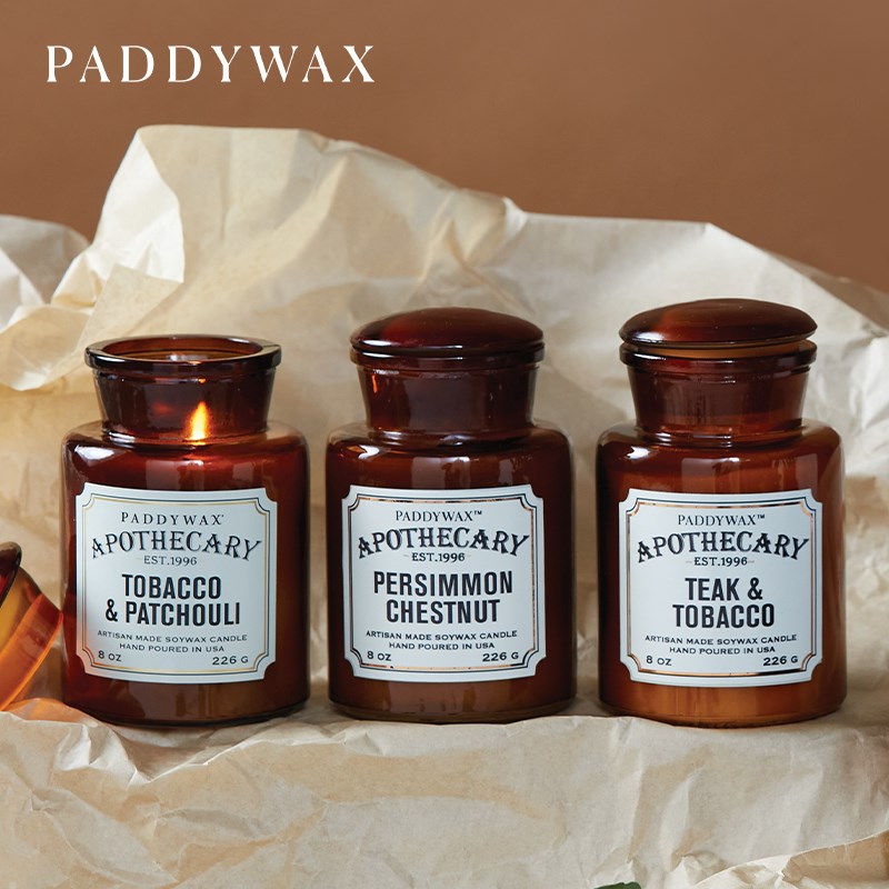 美国Paddywax药剂师系列进口香薰蜡烛卧室植物精油香氛安眠助神