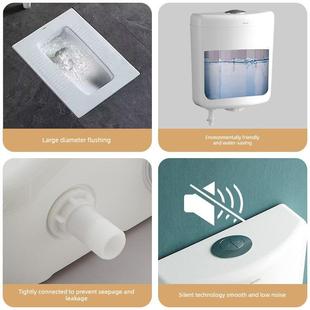 家用冲水水箱卫浴蹲式马桶节能冲水马桶蹲坑蹲式马桶水箱蹲式马桶